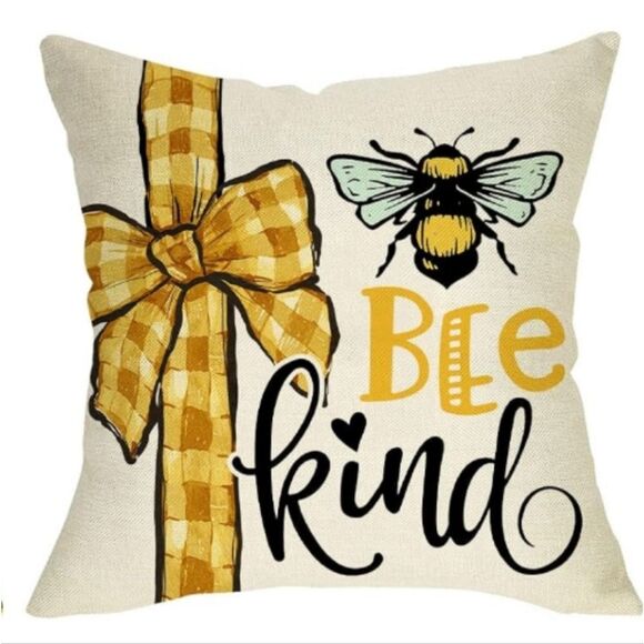 Other - 2 Bee Kind Decorative Cushion Cover